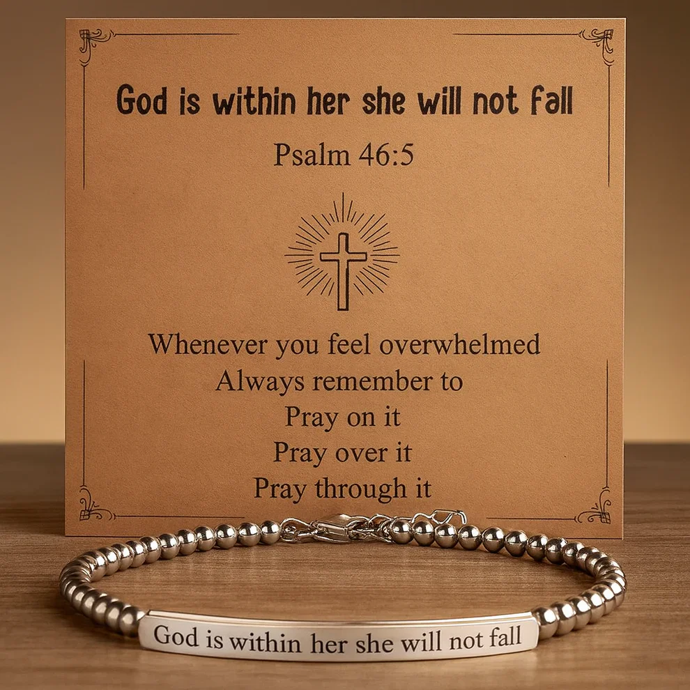 God is within her Bracelet